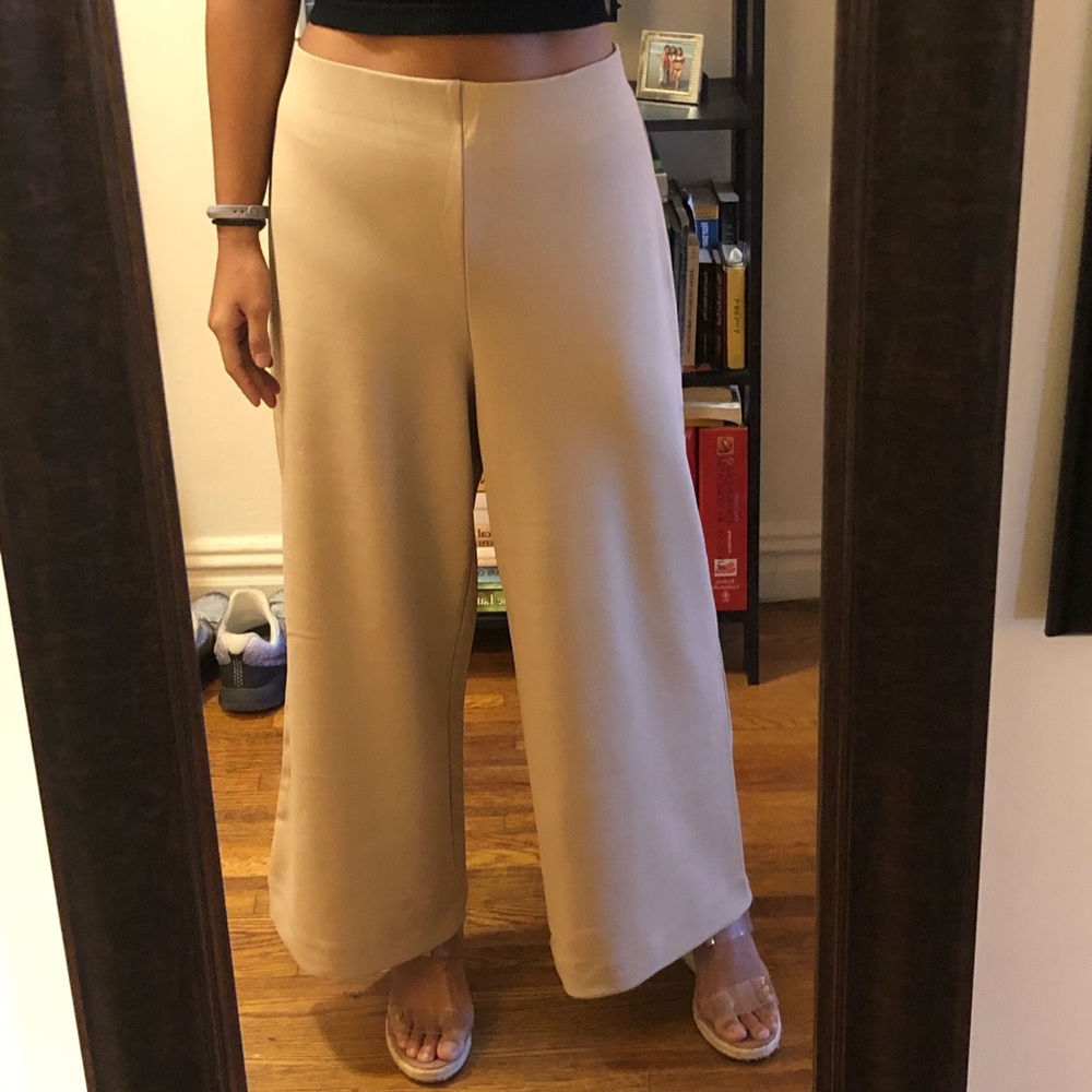 Wide-leg Jersey Pants